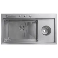 Chiuvetă SanDonna HD9250 92 x 50 / Oțel inoxidabil / Crom