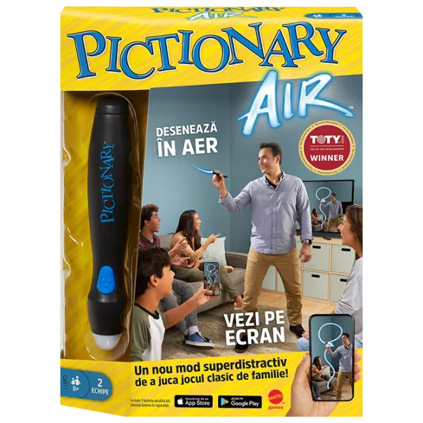 Joc de masă Mattel Pictionary Air 8+/ Dezvoltare photo 1 Joc de masă Mattel Pictionary Air 8+/ Dezvoltare photo 1