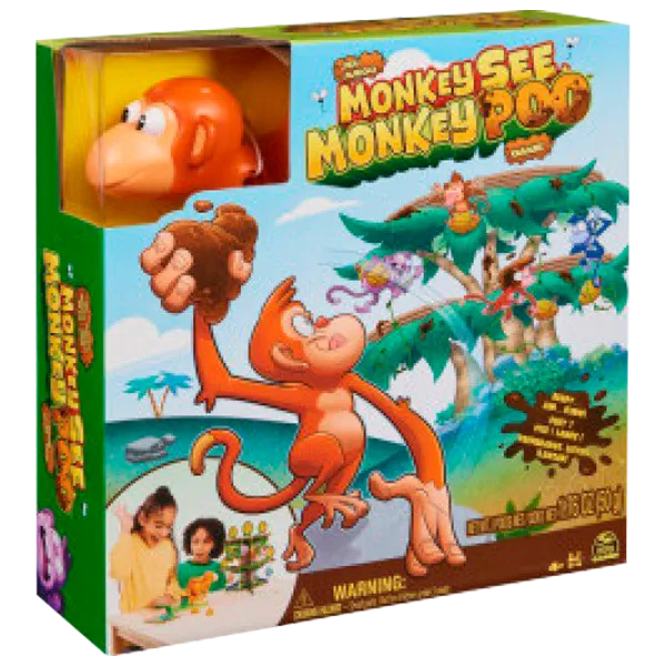 Joc de masă Spin Master Monkey See Monkey Poo 4+/ Dezvoltare photo 1 Joc de masă Spin Master Monkey See Monkey Poo 4+/ Dezvoltare photo 1