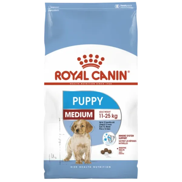 Hrană pentru câini uscată Royal Canin Medium Puppy 27782-001 10 kg/ Pasăre photo 1
