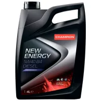 Моторное масло Champion NEW ENERGY 5W40 B4 DIESEL 5W-30 4 л синтетическое