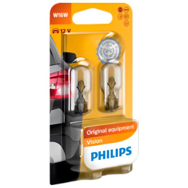 Lampă auto Philips 12067B2 Incandescentă/ W16W/ W2.1x9.5d/ 21 W photo 1