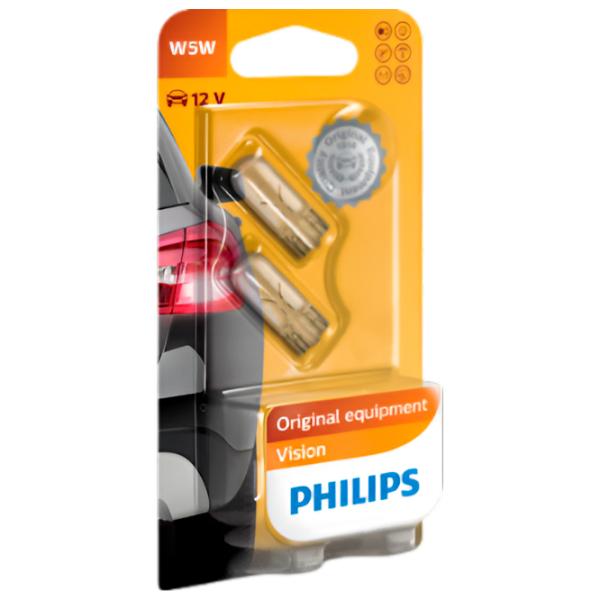 Lampă auto Philips 12961B2 Incandescentă/ W5W/ W2.1x9.5d/ 5 W photo 1