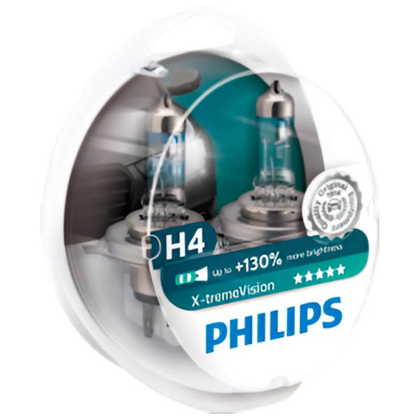 Автомобильная лампа Philips X-treme Vision +130% Галоген/ H4/ P43t/ 60 - 55 Вт photo 1