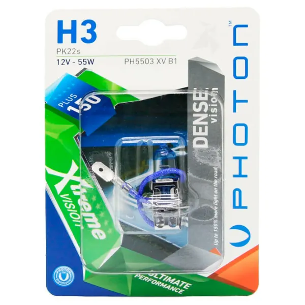 Lampă auto Photon PH5503 XV B1 Halogen/ H3/ PK22s/ 55 W photo 1 Lampă auto Photon PH5503 XV B1 Halogen/ H3/ PK22s/ 55 W photo 1