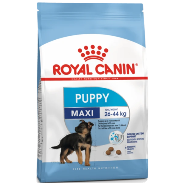 Hrană pentru câini uscată Royal Canin Maxi Puppy 27785-001 15 kg/ Carne photo 1