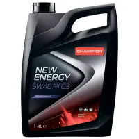 Моторное масло Champion NEW ENERGY 5W40 PI C3 5W-40 4 л синтетическое