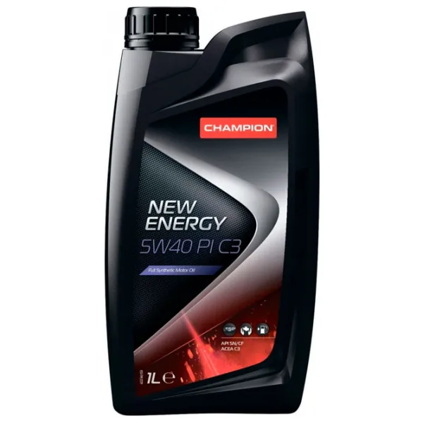 Моторное масло Champion NEW ENERGY 5W40 PI C3 5W-40 1 л синтетическое photo 1