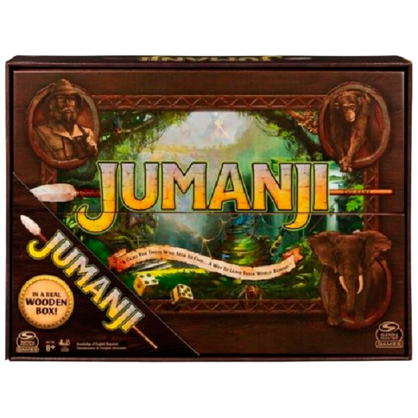 Joc de masă Spin Master Jumanji Wood 8+/ Strategie photo 1