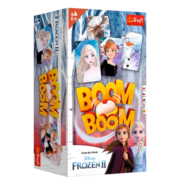Настольная игра Trefl Boom Boom Frozen 2 6+/ Развитие photo 1 Настольная игра Trefl Boom Boom Frozen 2 6+/ Развитие photo 1