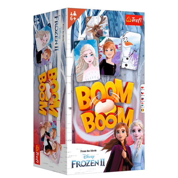 Настольная игра Trefl Boom Boom Frozen 2 6+/ Развитие photo 1 Настольная игра Trefl Boom Boom Frozen 2 6+/ Развитие photo 1