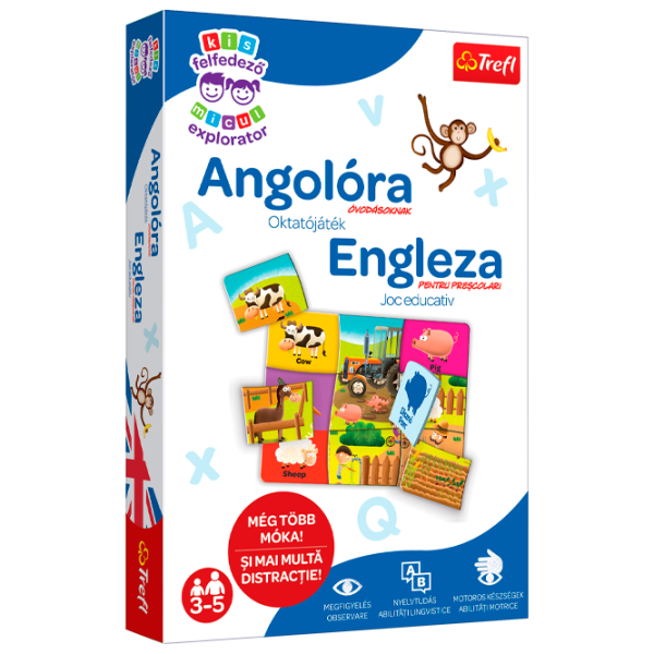 Настольная игра Trefl English 3+/ Развитие photo 1