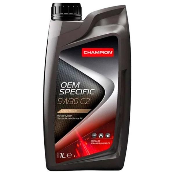 Моторное масло Champion OEM SPECIFIC 5W30 C2 5W-30 1 л синтетическое photo 1