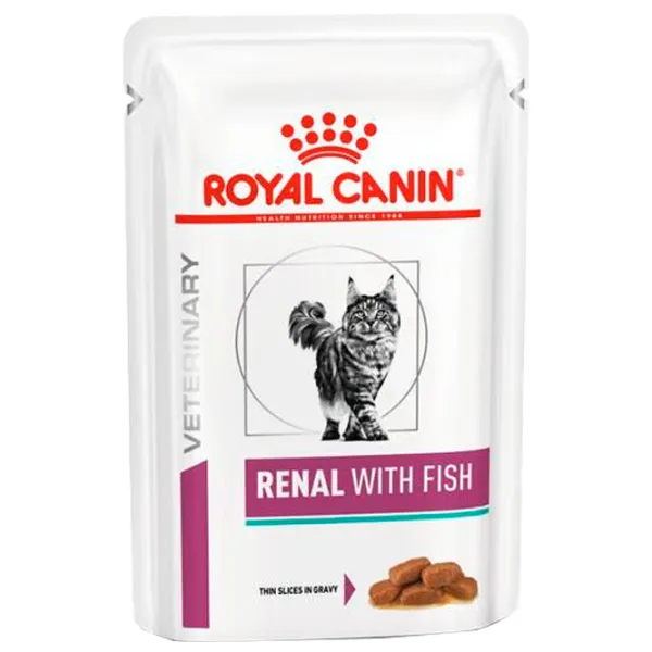 Корм для кошек влажный Royal Canin Renal 279372 85 г/ Рыба photo 1 Корм для кошек влажный Royal Canin Renal 279372 85 г/ Рыба photo 1