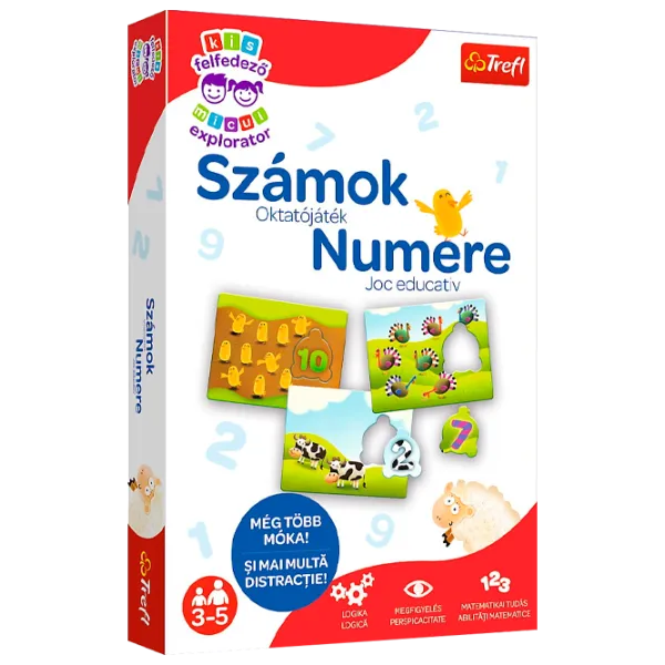 Настольная игра Trefl Цифры 3+/ Развитие photo 1 Настольная игра Trefl Цифры 3+/ Развитие photo 1