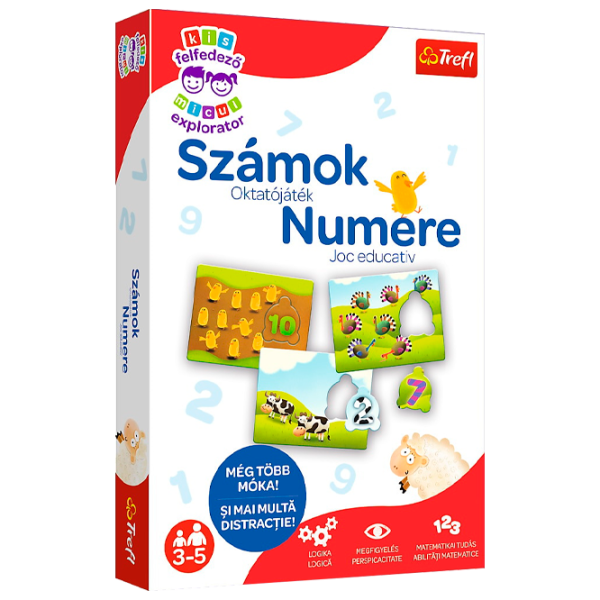 Настольная игра Trefl Цифры 3+/ Развитие photo 1 Настольная игра Trefl Цифры 3+/ Развитие photo 1