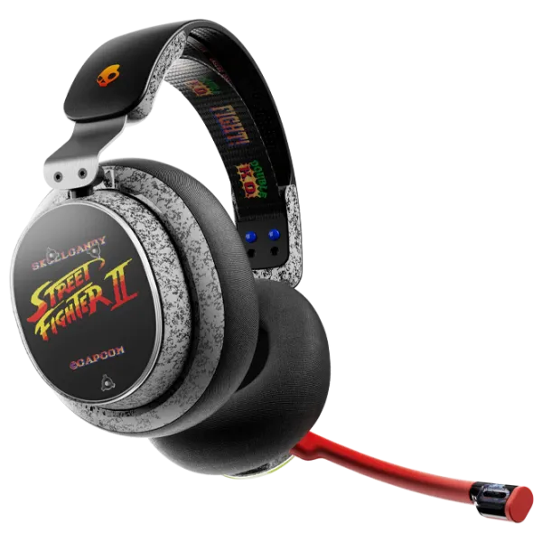 Наушники SkullCandy Street Fighter II Черный Белый Беспроводные/ Игровой photo 1