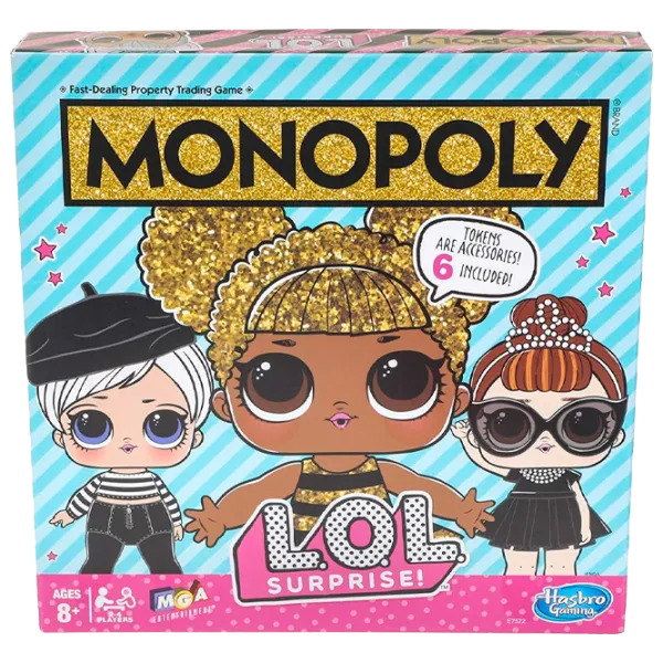 Joc de masă Hasbro LOL Surprise 8+/ Monopoly photo 1 Joc de masă Hasbro LOL Surprise 8+/ Monopoly photo 1