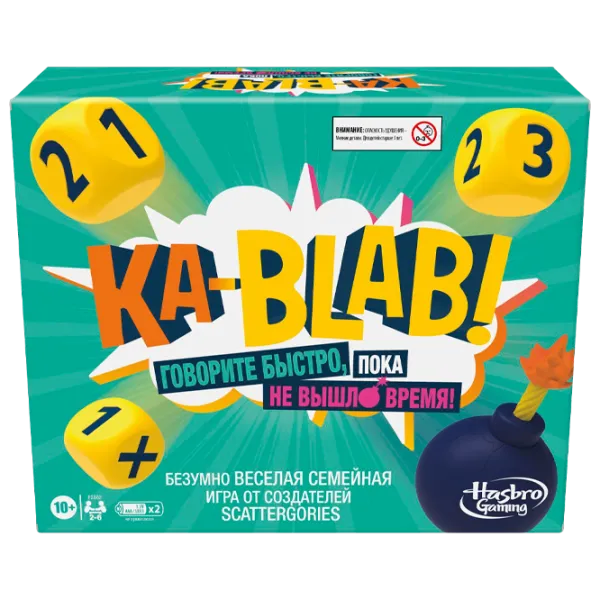 Настольная игра Hasbro Ka-Blab! 10+/ Развитие photo 1 Настольная игра Hasbro Ka-Blab! 10+/ Развитие photo 1
