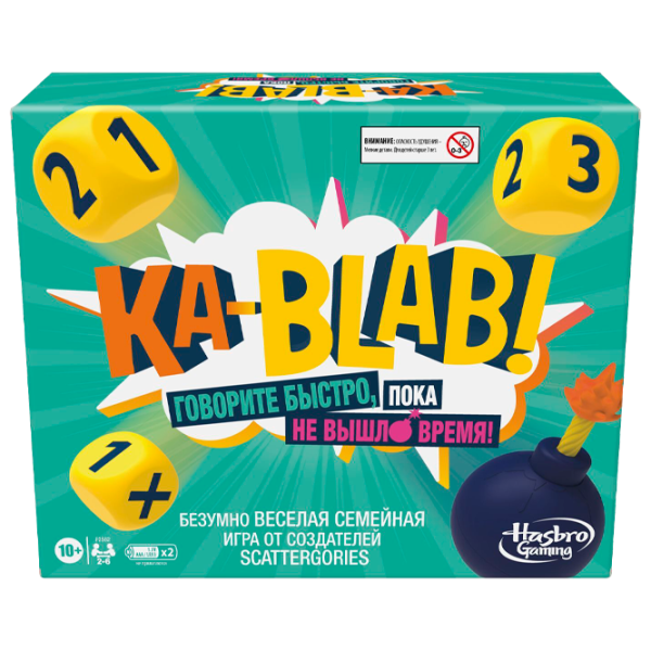 Настольная игра Hasbro Ka-Blab! 10+/ Развитие photo 1 Настольная игра Hasbro Ka-Blab! 10+/ Развитие photo 1