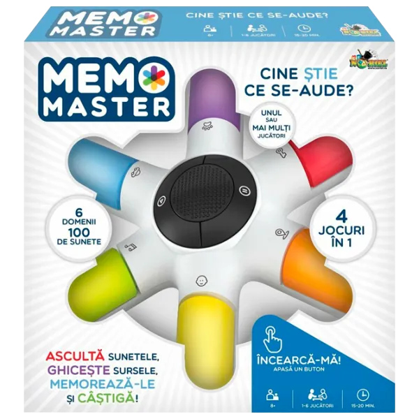 Настольная игра Noriel Memo Master Challenge 8+/ Развитие photo 1 Настольная игра Noriel Memo Master Challenge 8+/ Развитие photo 1