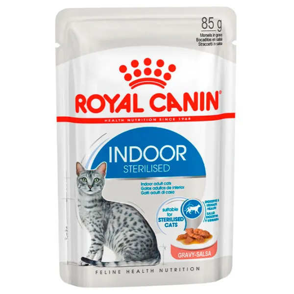 Корм для кошек влажный Royal Canin Indoor 278911 85 г/ Мясо photo 1 Корм для кошек влажный Royal Canin Indoor 278911 85 г/ Мясо photo 1