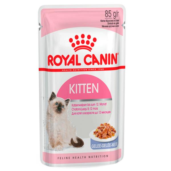 Hrană pentru pisici umedă Royal Canin Kitten Instinctive Jelly 278901 85 g/ Carne photo 1 Hrană pentru pisici umedă Royal Canin Kitten Instinctive Jelly 278901 85 g/ Carne photo 1