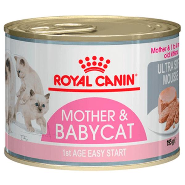 Hrană pentru pisici umedă Royal Canin Mother & Babycat 278881 195 g/ Carne photo 1