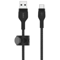 Cablu pentru telefon BoostCharge Pro Flex Belkin USB Type-A + USB Type-C 1 m/ Black
