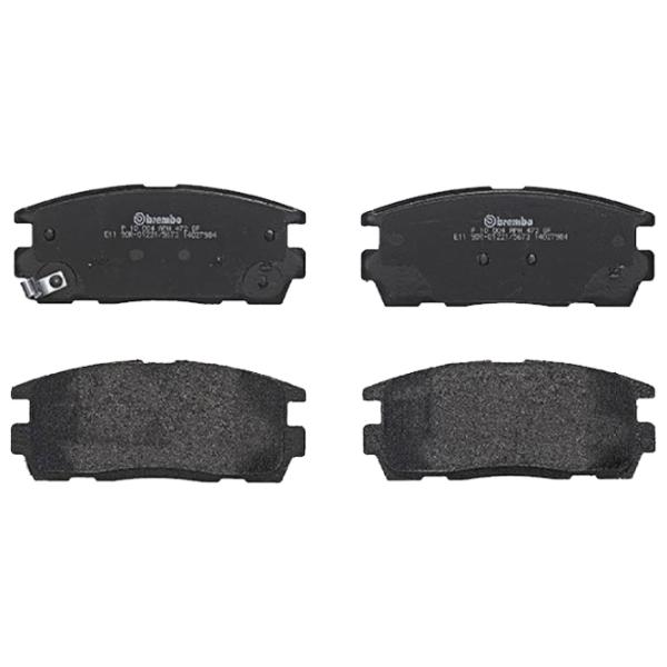 Тормозные колодки Brembo P 10 004 задние/ дисковые photo 1