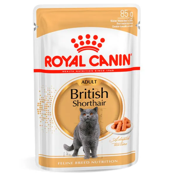 Hrană pentru pisici umedă Royal Canin British Shorthair 279041 85 g/ Găină photo 1