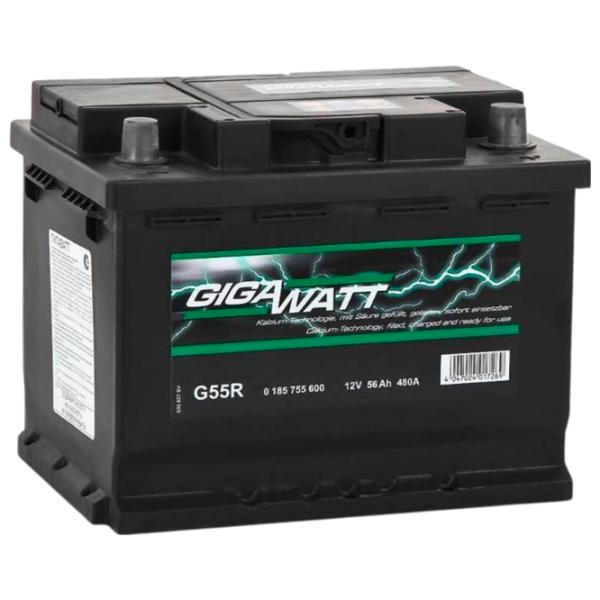 Авто аккумулятор Gigawatt S3 005 56AH 480A photo 1 Авто аккумулятор Gigawatt S3 005 56AH 480A photo 1