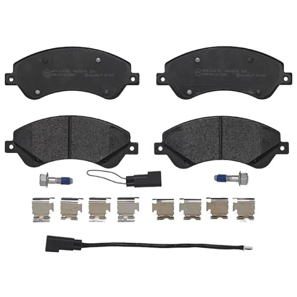 Тормозные колодки Brembo P 24 065 передние/ дисковые photo 1 Тормозные колодки Brembo P 24 065 передние/ дисковые photo 1