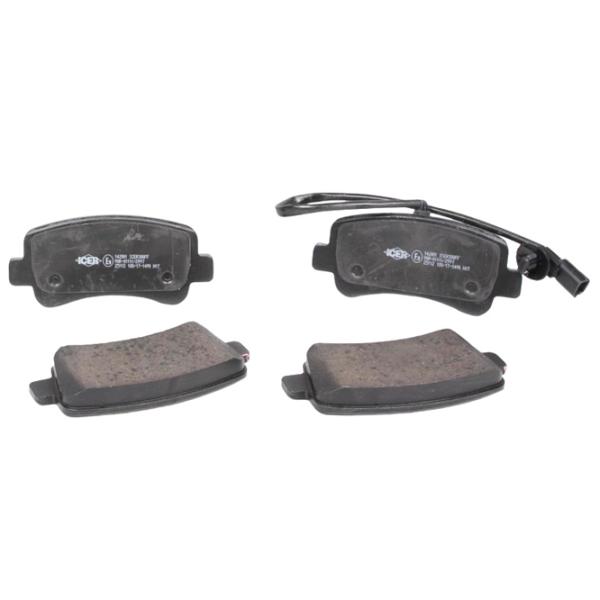 Plăcuțe de frână Icer 142001 spate/ disk photo 1