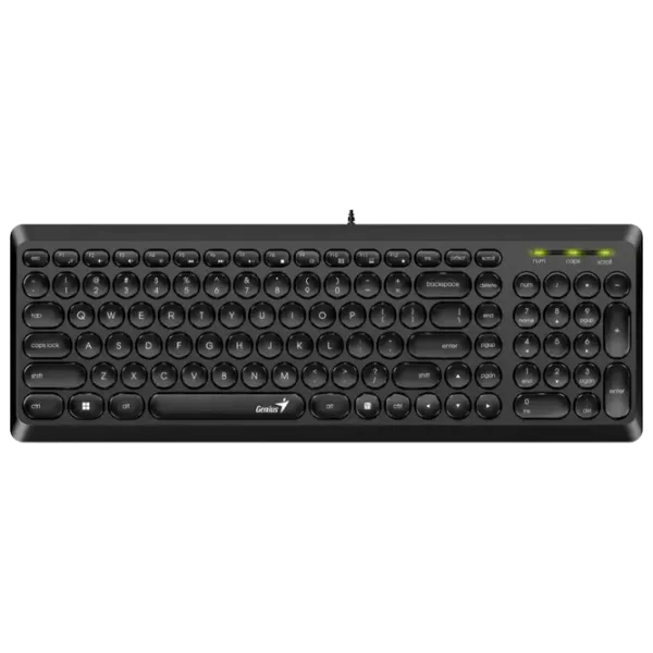 Tastatură Genius SlimStar Q200 Cu fir/ Black photo 1