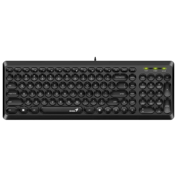 Tastatură Genius SlimStar Q200 Cu fir/ Black photo 1