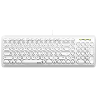 Клавиатура Genius SlimStar Q200 Проводная/ Белый