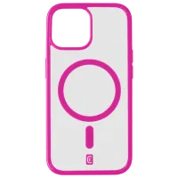 Husă pentru smartphone Apple iPhone 15 Cellularline/ MagSafe Back/ TPU/ Transparent Pink