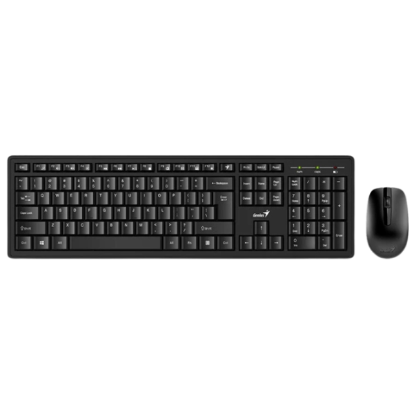 Tastatura & Mouse Genius KM-8200 Fără fir/ Black photo 1