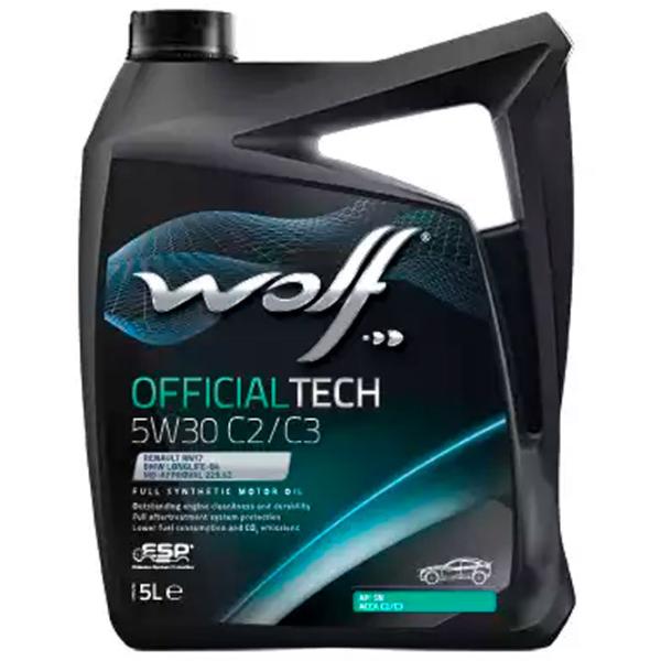 Ulei de motor Wolf 0W30 OFFICIALTECH SP 0W-30 5 l sintetic photo 1