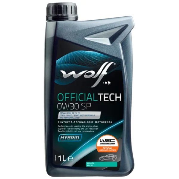 Ulei de motor Wolf 0W30 OFFICIALTECH SP 0W-30 1 l sintetic photo 1 Ulei de motor Wolf 0W30 OFFICIALTECH SP 0W-30 1 l sintetic photo 1