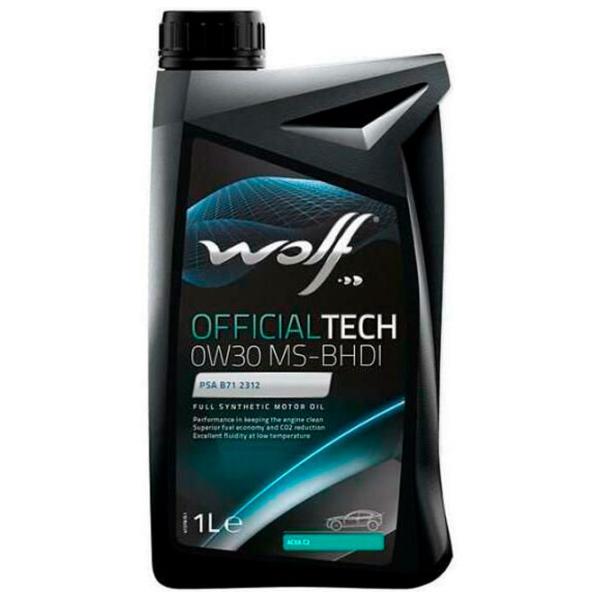 Ulei de motor Wolf 0W30 OFFICIAL TECH MS-BHDI 0W-30 1 l sintetic photo 1 Ulei de motor Wolf 0W30 OFFICIAL TECH MS-BHDI 0W-30 1 l sintetic photo 1