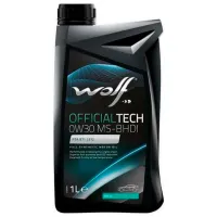 Моторное масло Wolf 0W30 OFFICIAL TECH MS-BHDI 0W-30 1 л синтетическое