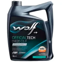 Моторное масло Wolf 0W20 OFFTECH C6 F 0W-20 5 л синтетическое