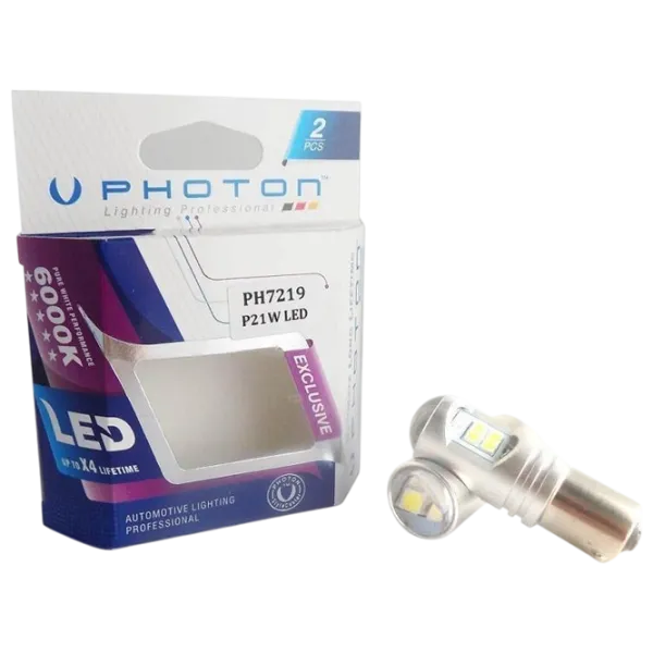 Lampă auto Photon PH7219  LED / PY21W / BA15s / 21 W /  photo 1 Lampă auto Photon PH7219  LED / PY21W / BA15s / 21 W /  photo 1