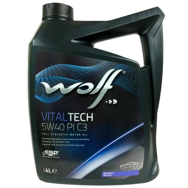 Ulei de motor Wolf 5W40 VITALTECH PI C3 5W-40 4 l sintetic photo 1