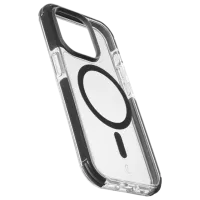 Чехол для смартфона Apple iPhone 15 Cellularline/ MagSafe Back/ TPU/ Прозрачный Черный