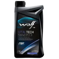 Моторное масло Wolf 5W40 VITALTECH PI C3 5W-40 1 л синтетическое