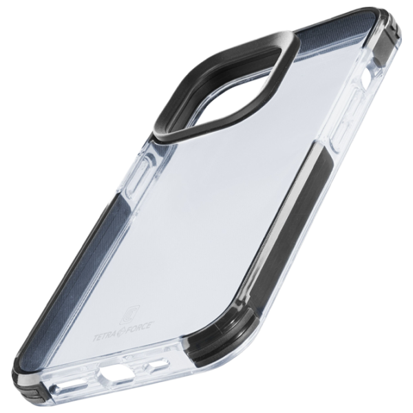 Husă pentru smartphone Apple iPhone 15 Pro Cellularline / Back / TPU / Transparent Black photo 1