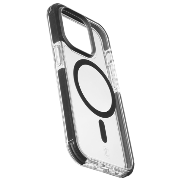Husă pentru smartphone Apple iPhone 15 Pro Max Cellularline/ MagSafe Back/ TPU/ Transparent Black photo 1 Husă pentru smartphone Apple iPhone 15 Pro Max Cellularline/ MagSafe Back/ TPU/ Transparent Black photo 1